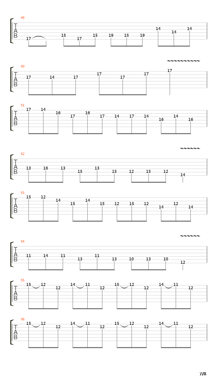 Arpeggios From Hell吉他谱