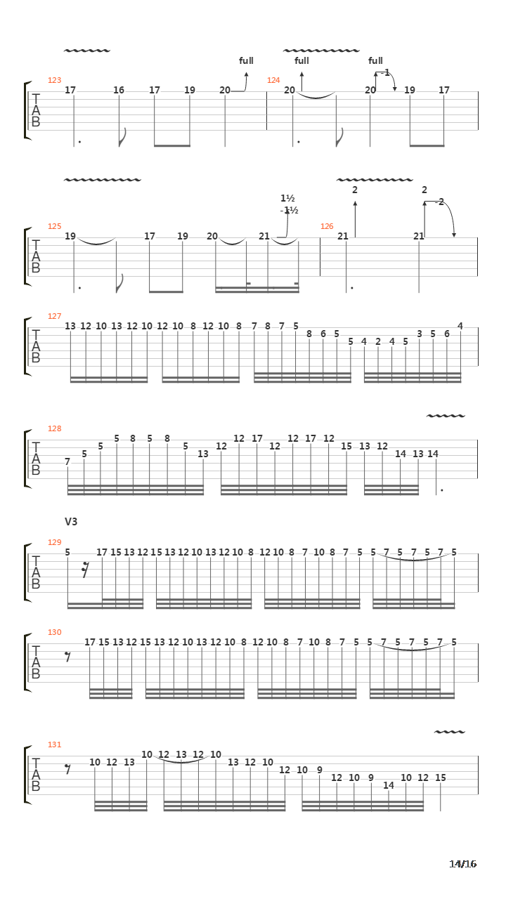 Baroque And Roll吉他谱