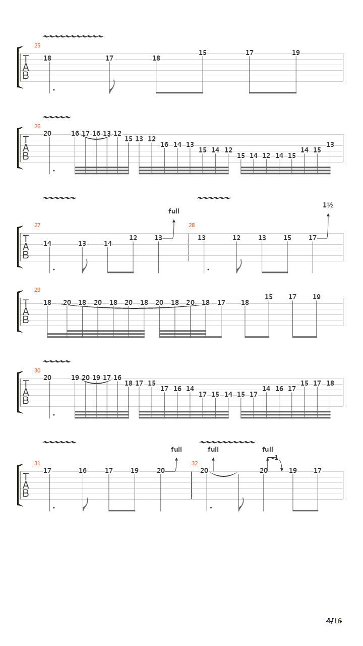 Baroque And Roll吉他谱