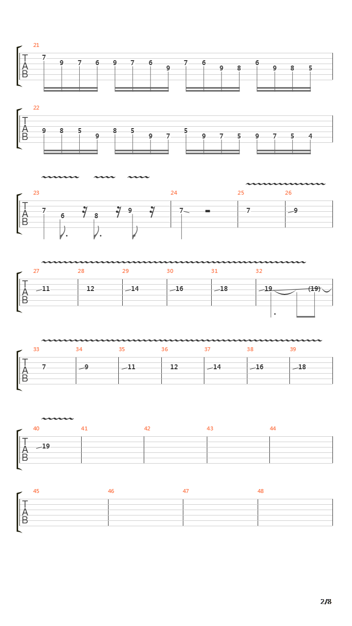 Cracking The Whip吉他谱