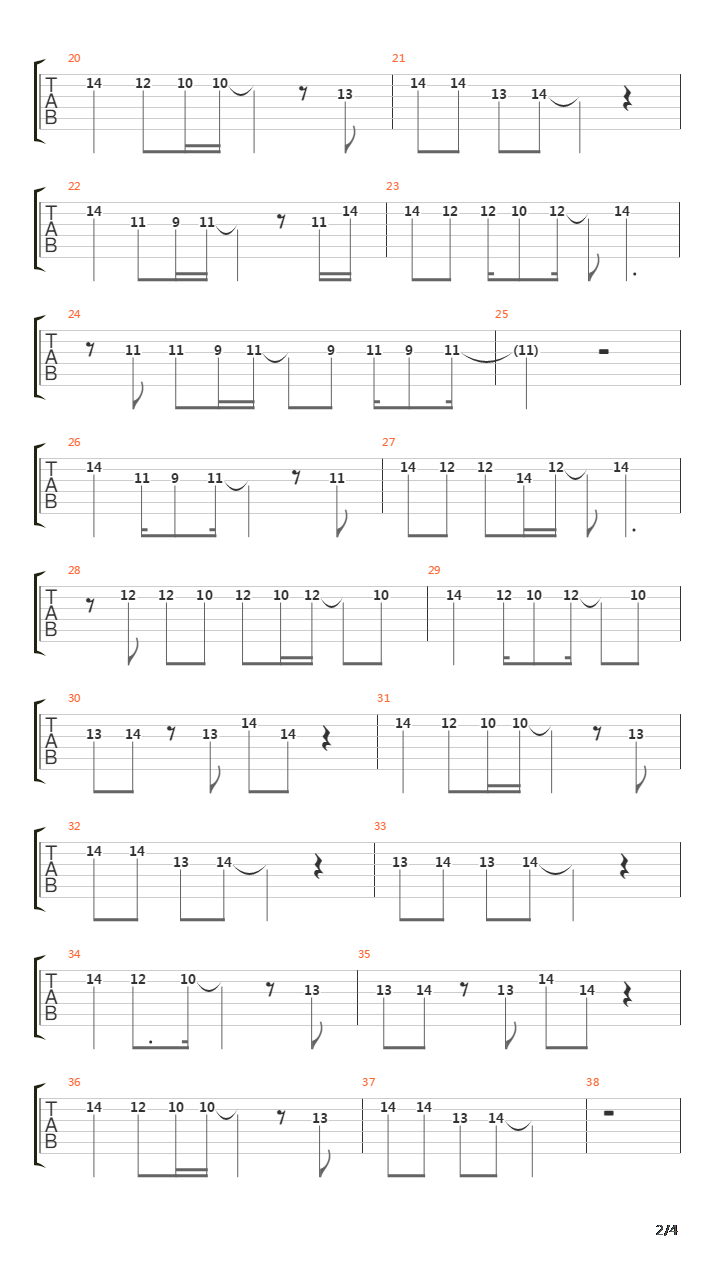 Cross The Line吉他谱