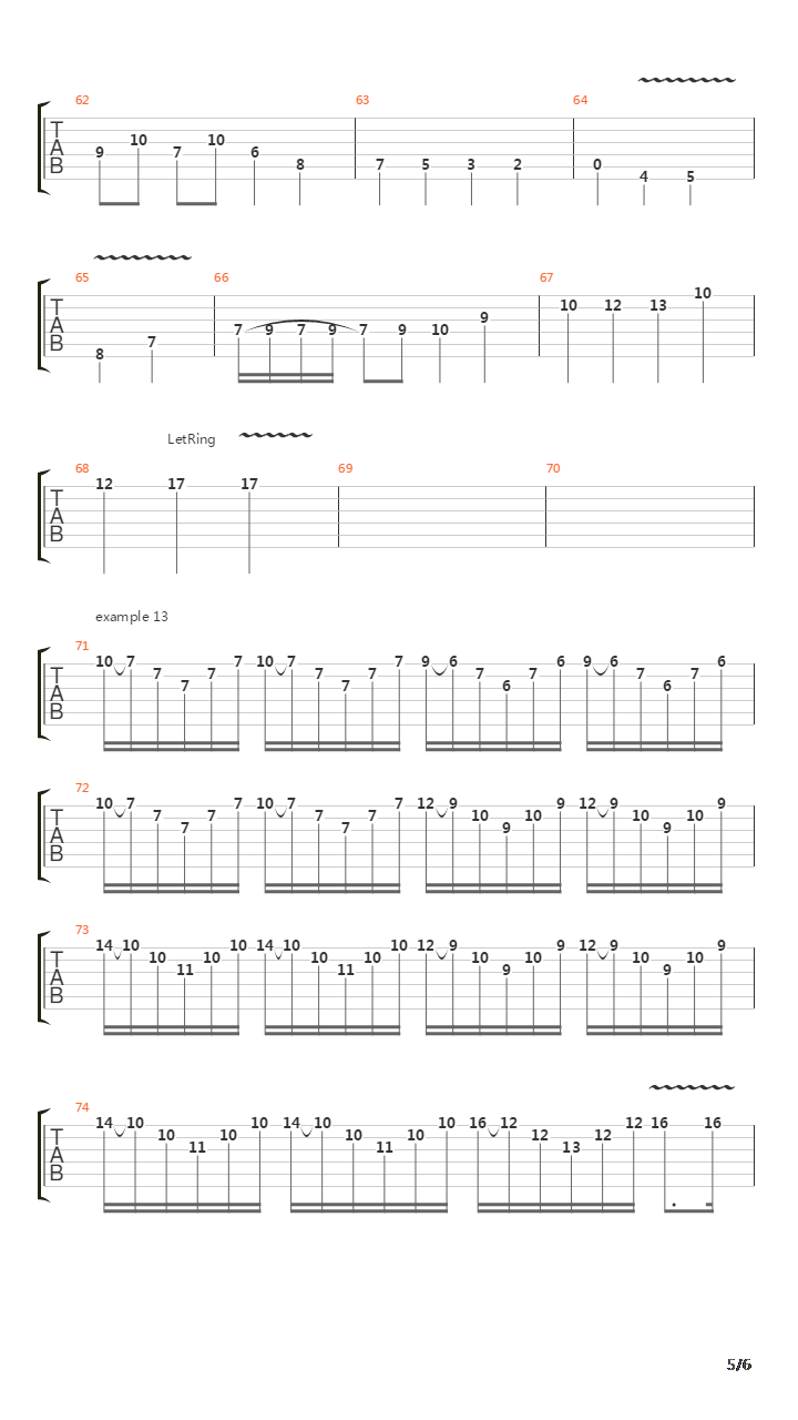 Echo Etude吉他谱