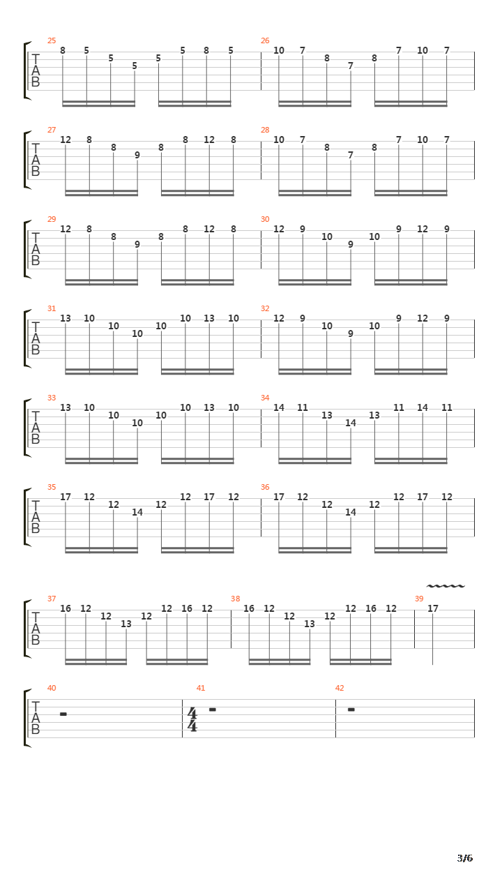 Ejercicios吉他谱