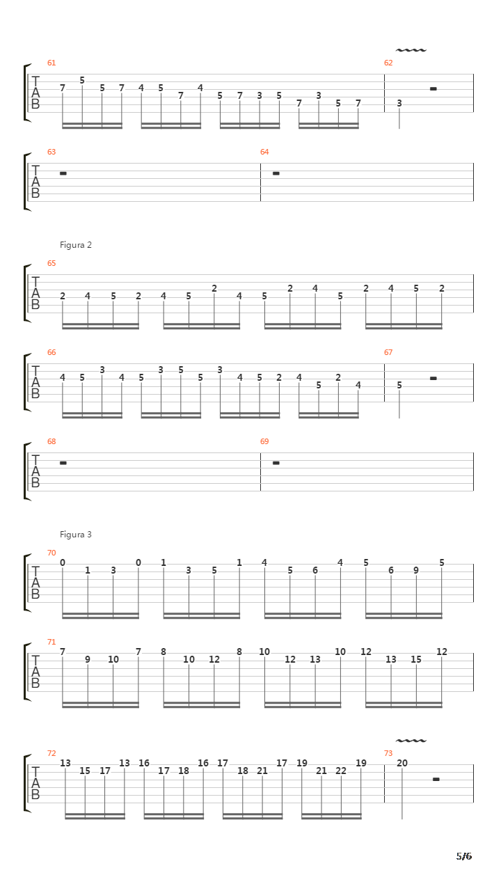 Ejercicios吉他谱