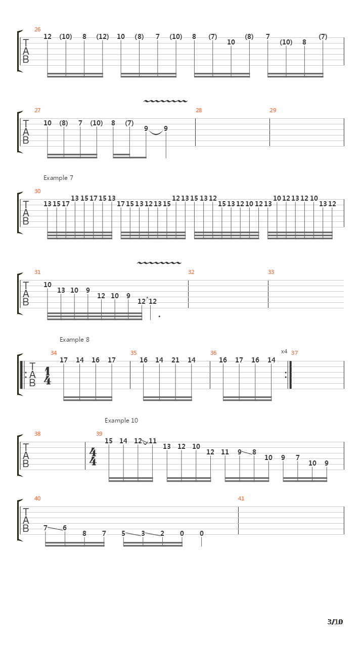 Examples From The Art Of Yngwie Malmsteen吉他谱