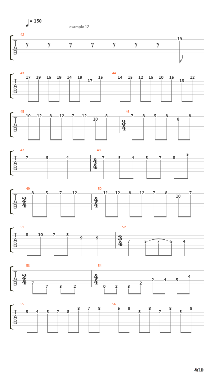 Examples From The Art Of Yngwie Malmsteen吉他谱