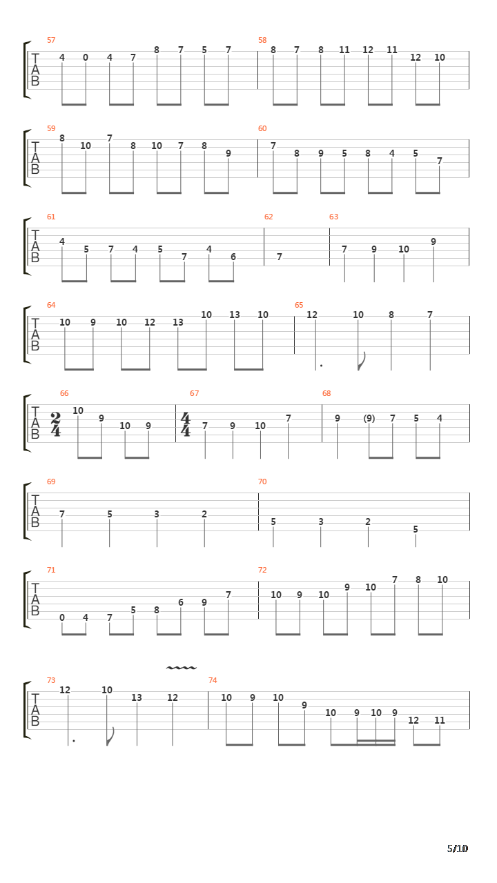 Examples From The Art Of Yngwie Malmsteen吉他谱