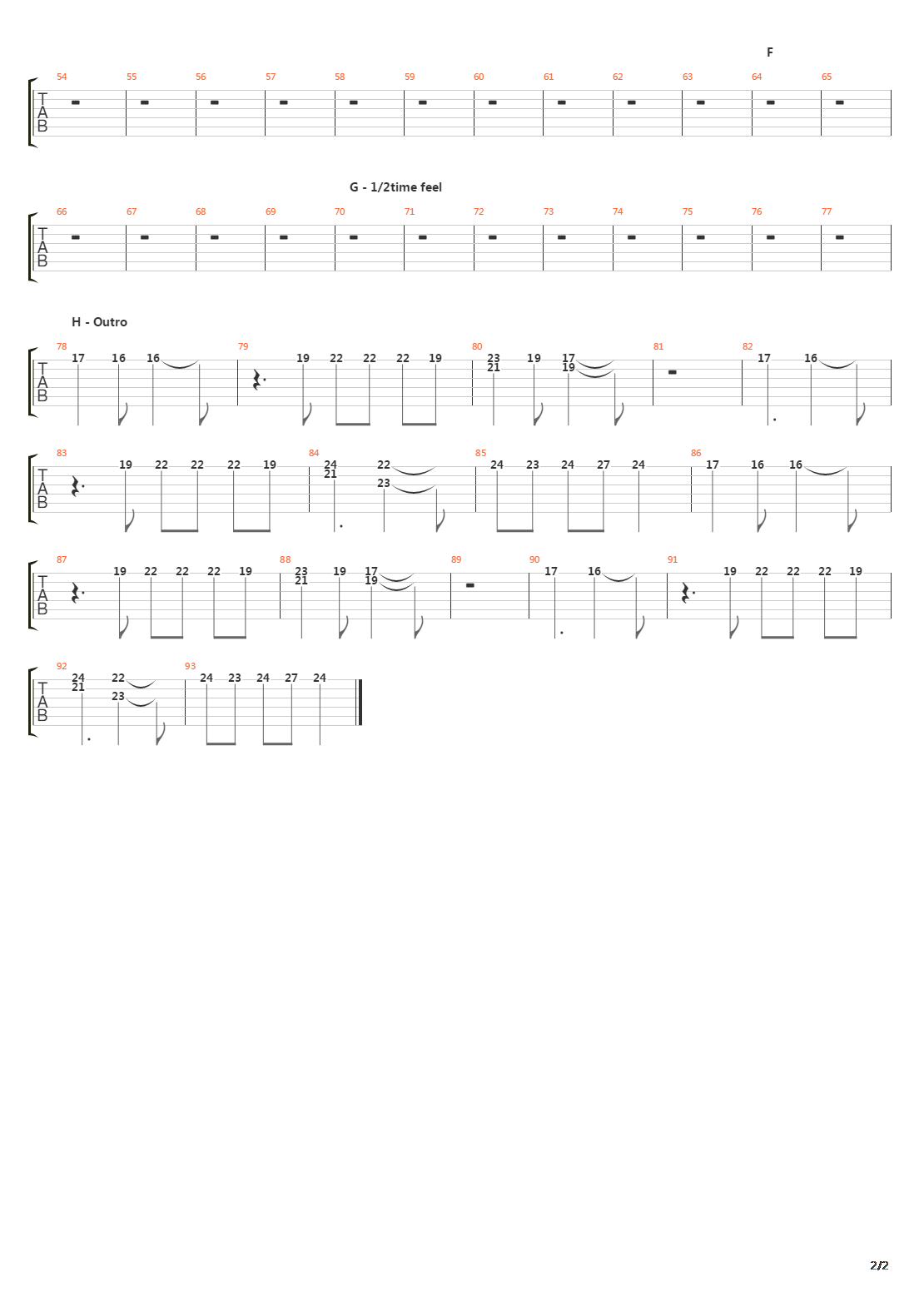 Fire吉他谱