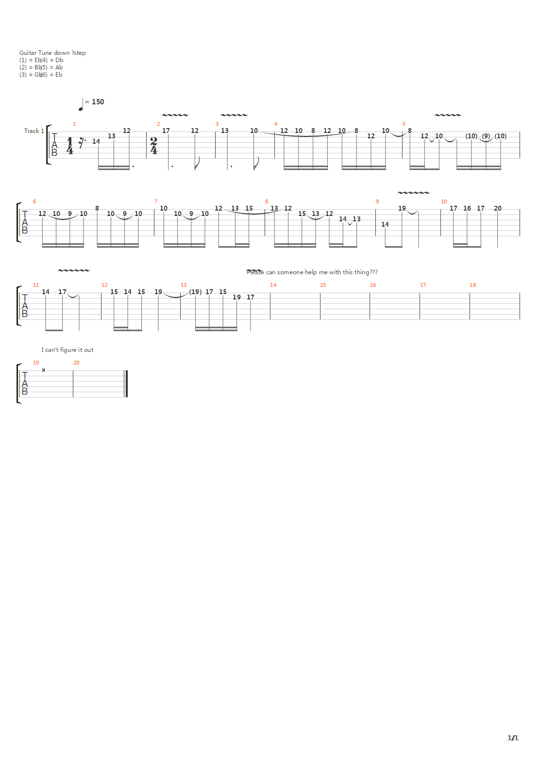 Paraphrase吉他谱