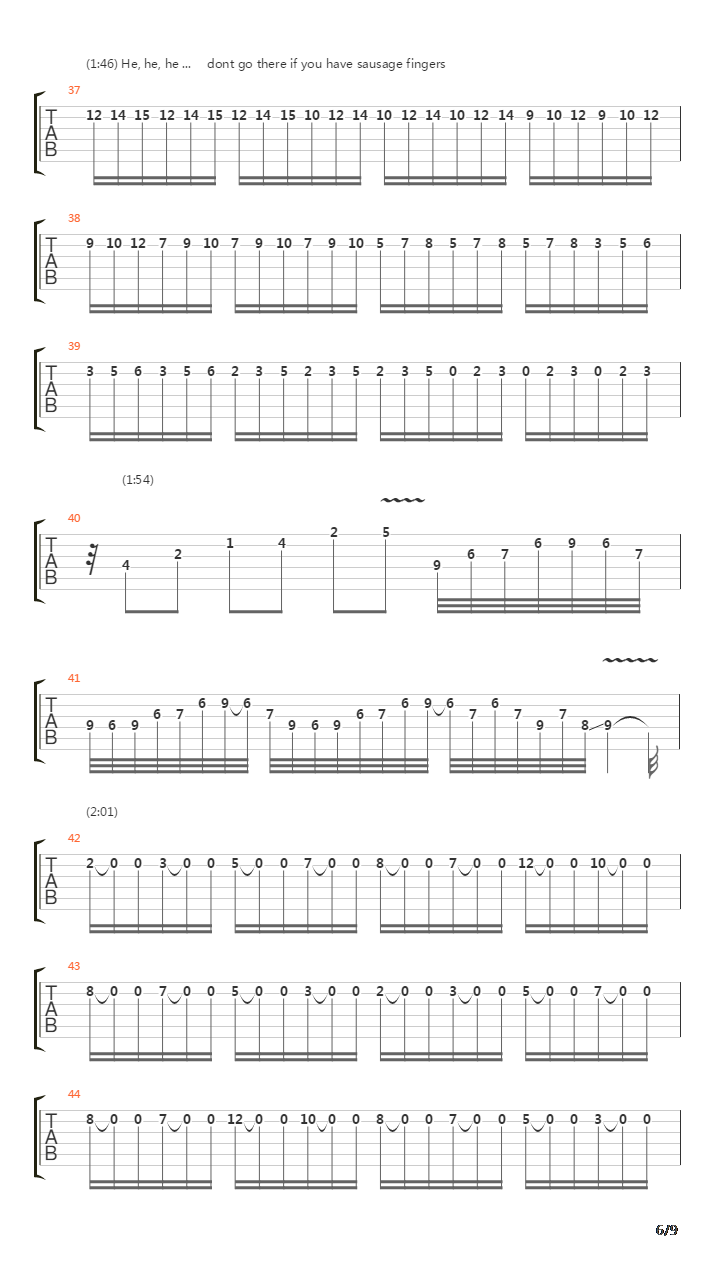 Sarabande吉他谱