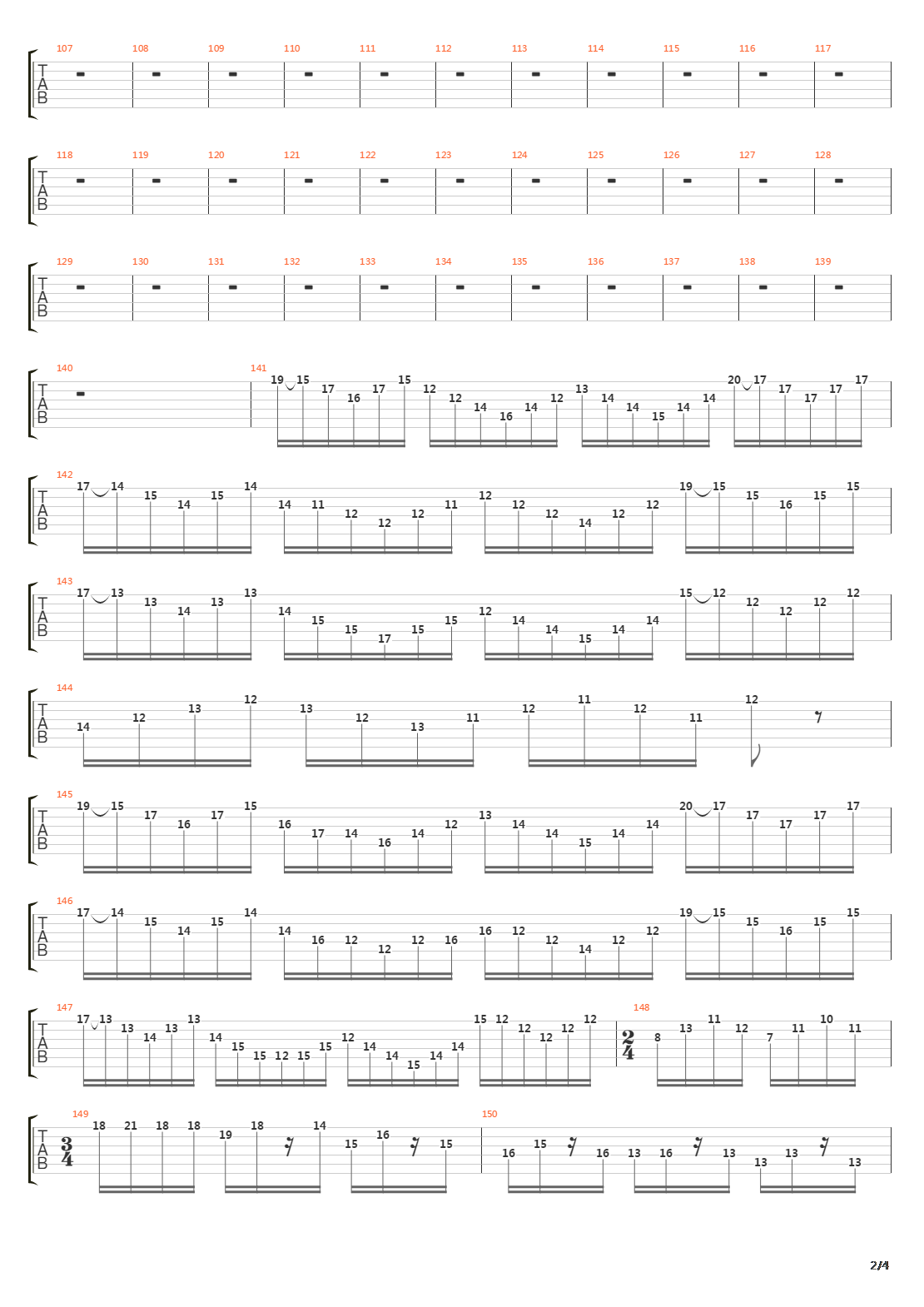 The 7th Sign吉他谱