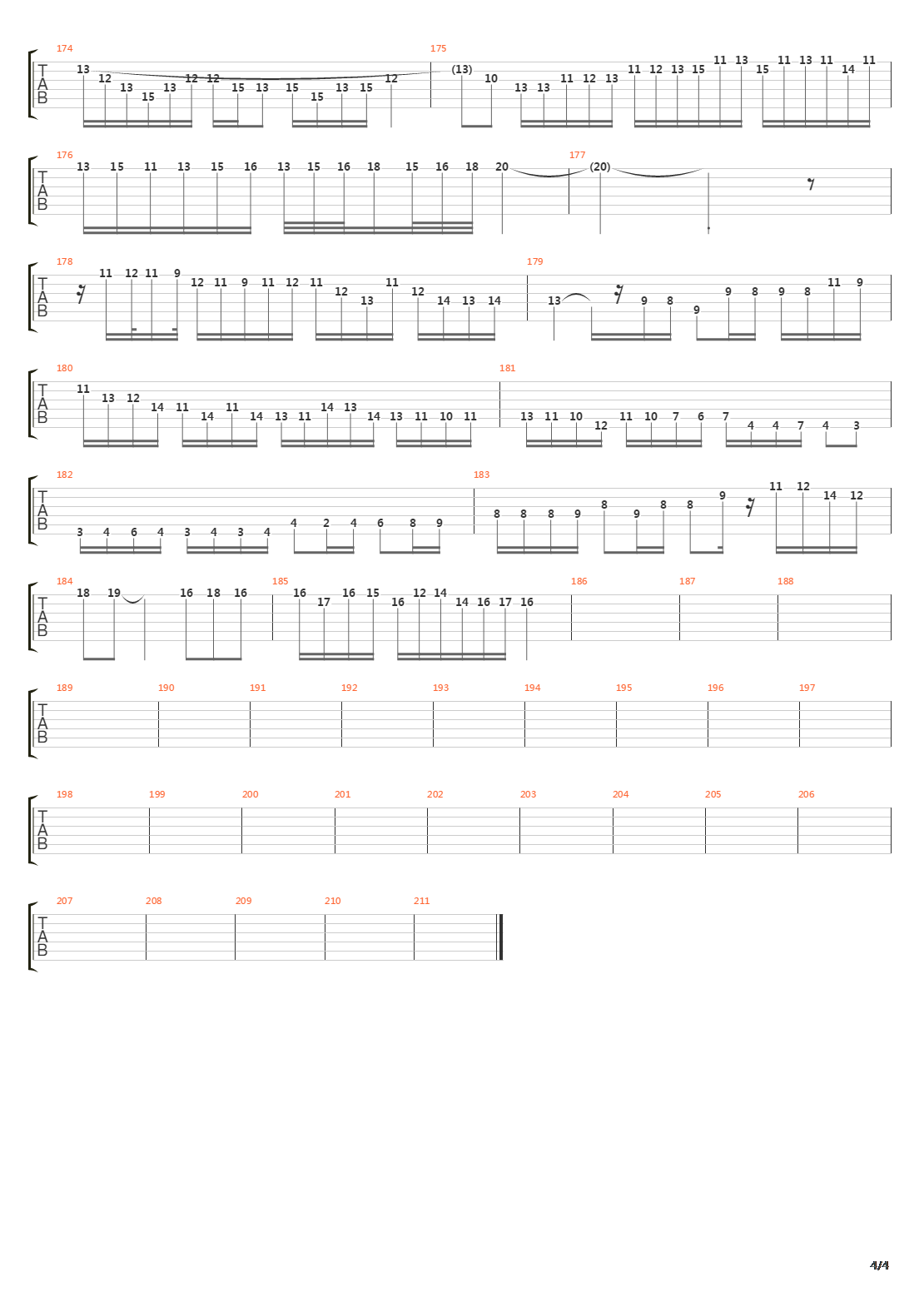 The 7th Sign吉他谱