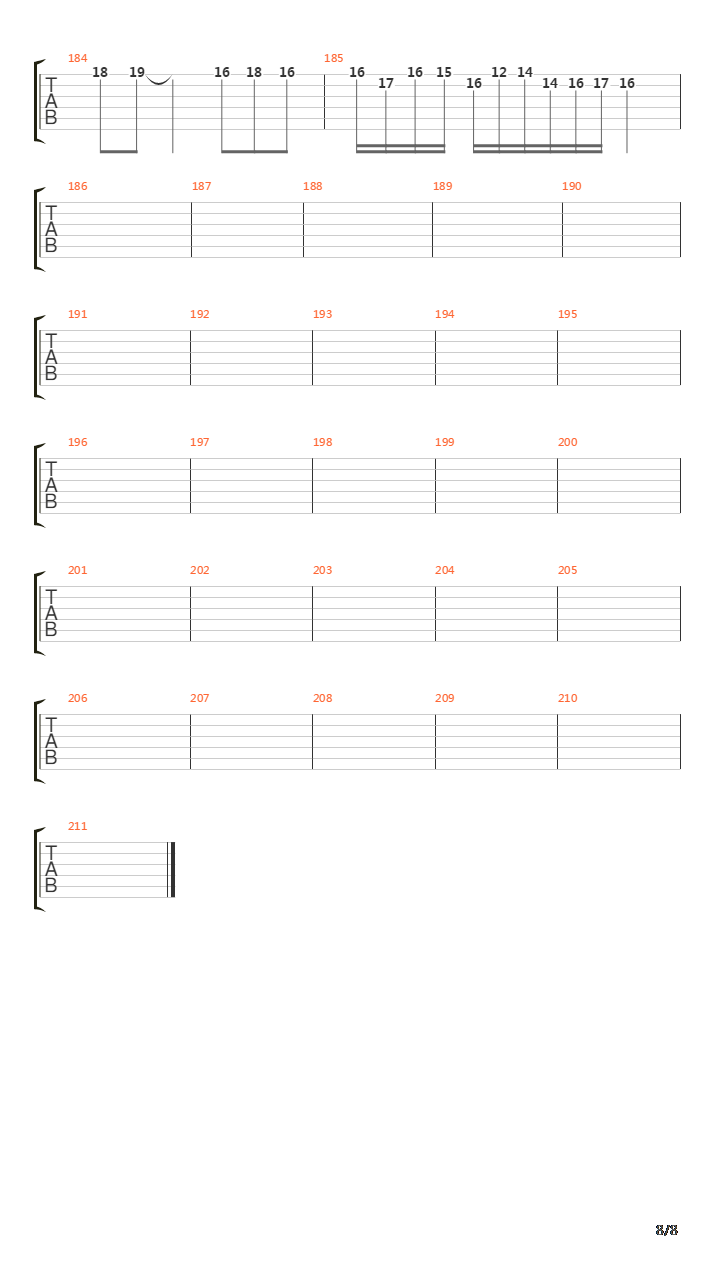 The 7th Sign吉他谱