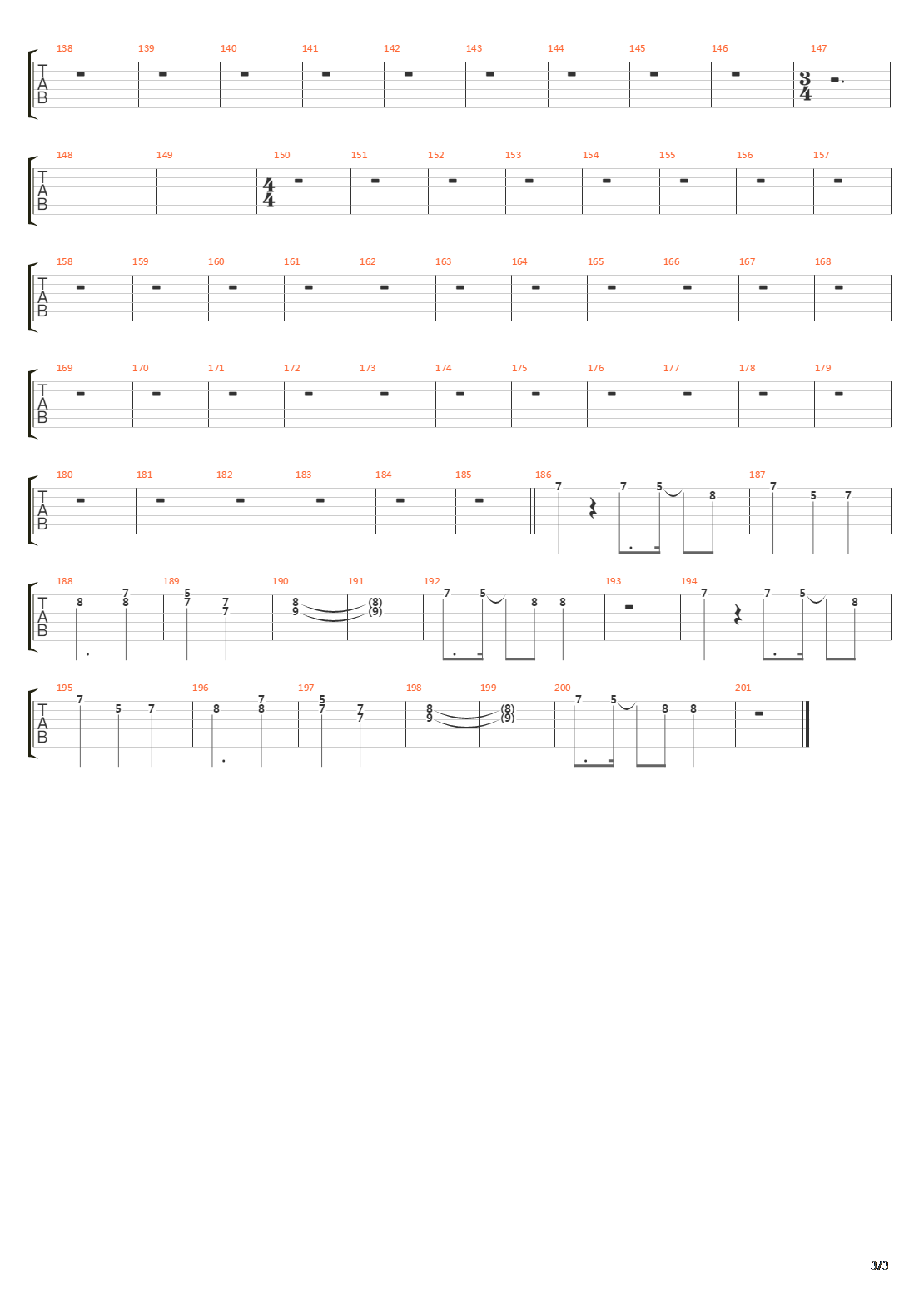 The Seventh Sign吉他谱