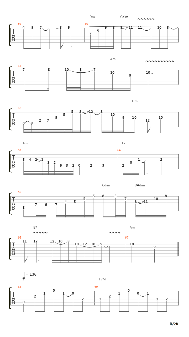 Trilogy Suite - Op5吉他谱