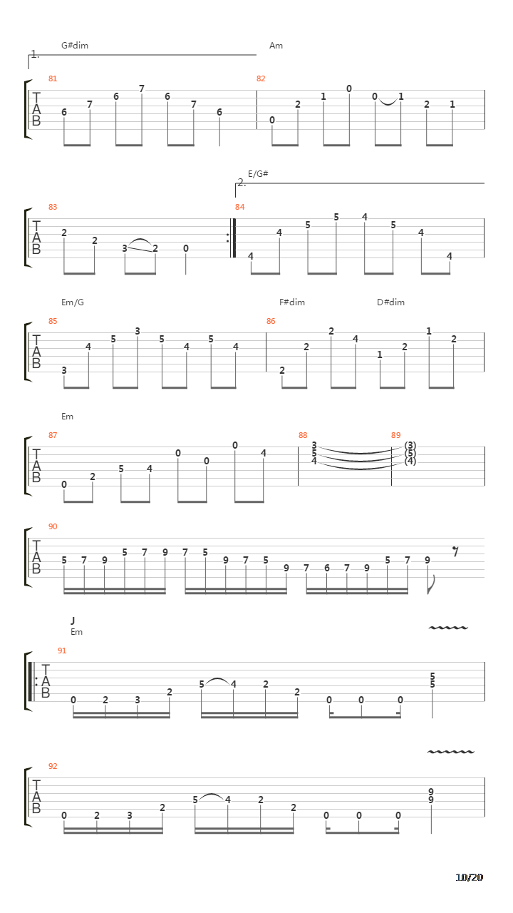 Trilogy Suite - Op5吉他谱