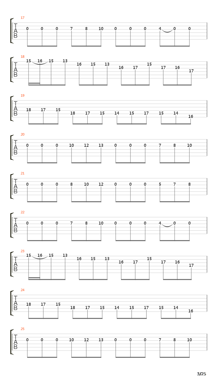 Trilogy Suite - Opus 5吉他谱