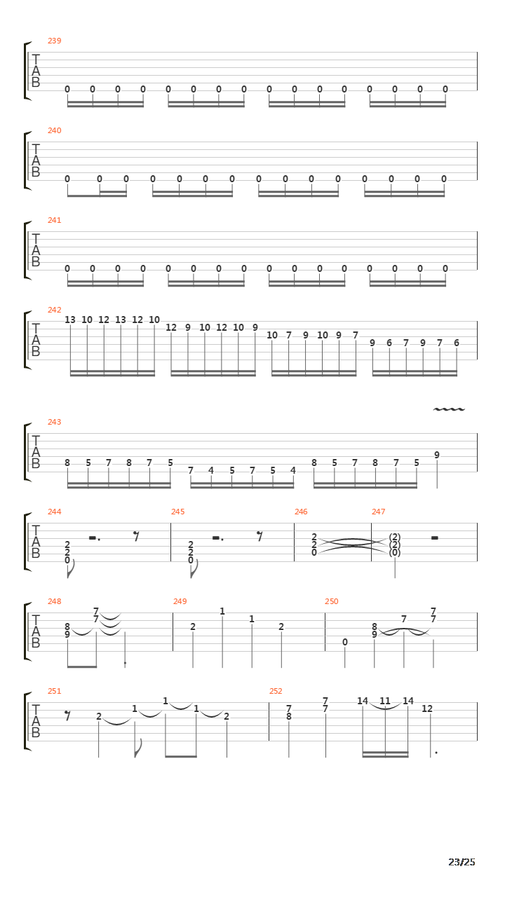 Trilogy Suite - Opus 5吉他谱