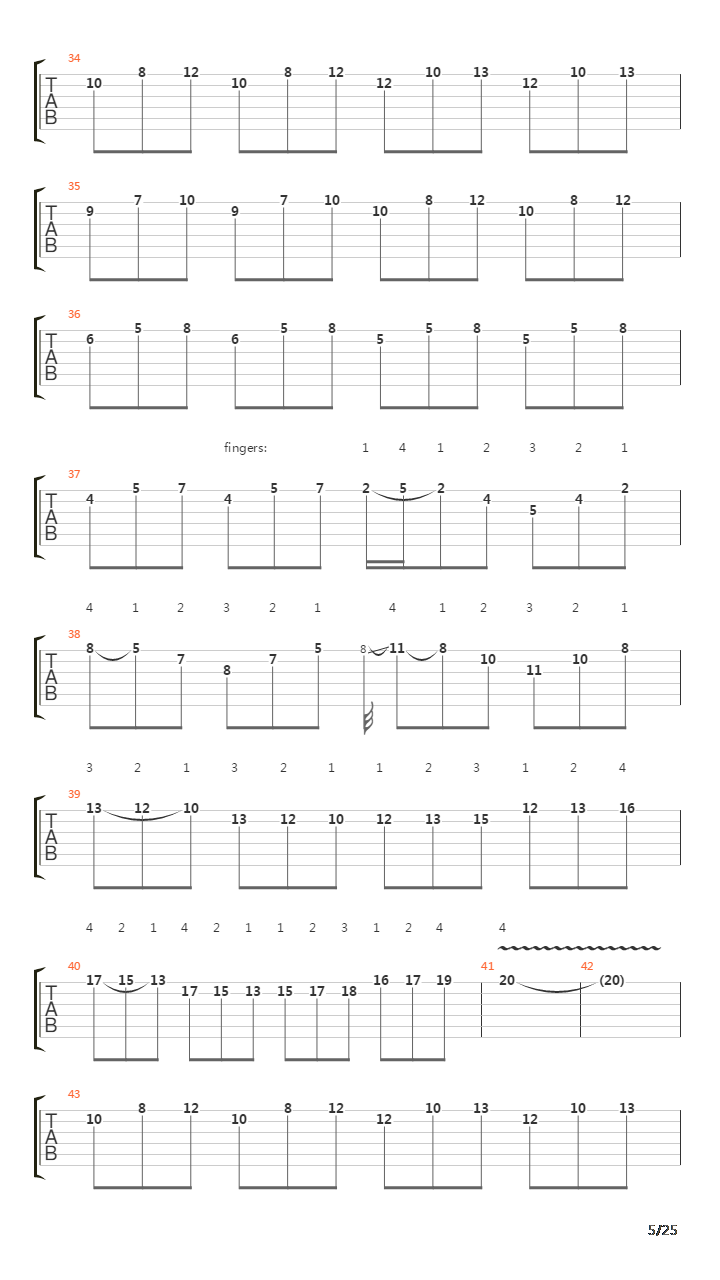 Trilogy Suite - Opus 5吉他谱