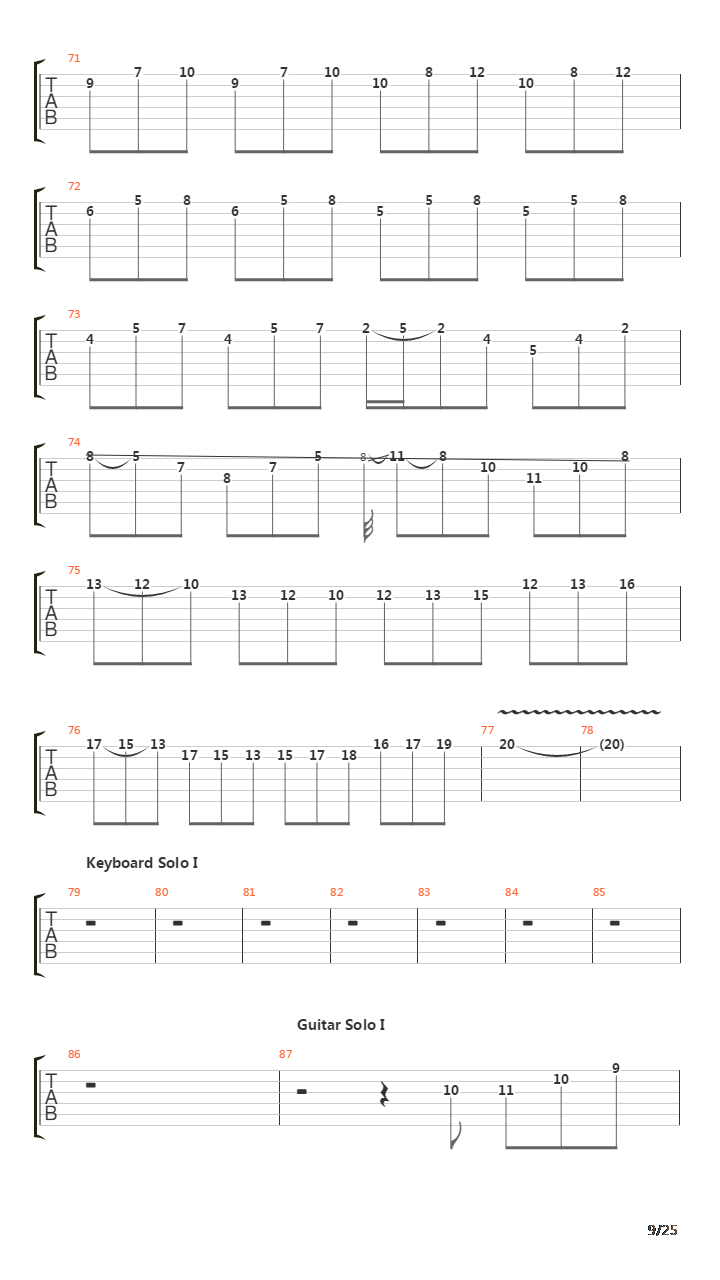 Trilogy Suite - Opus 5吉他谱