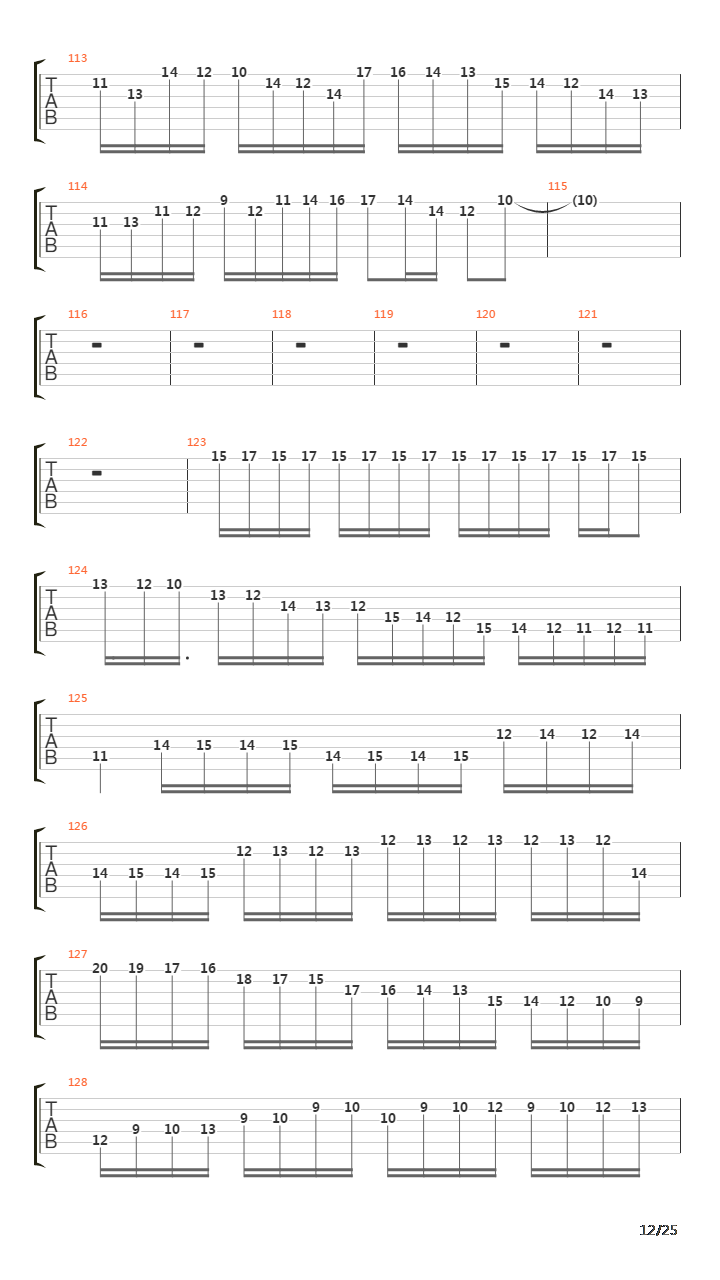 Trilogy Suite - Opus 5吉他谱