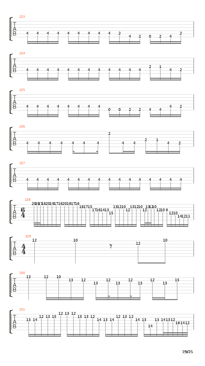 Trilogy Suite - Opus 5吉他谱