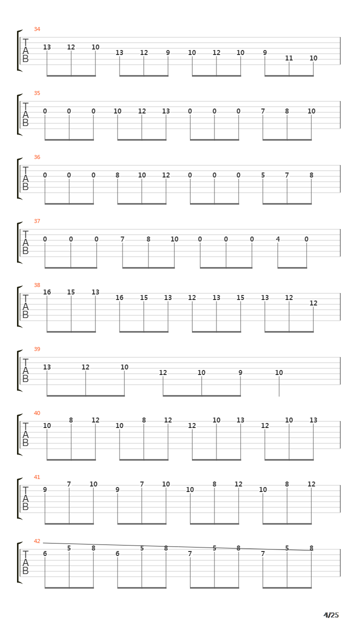 Trilogy Suite - Opus 5吉他谱