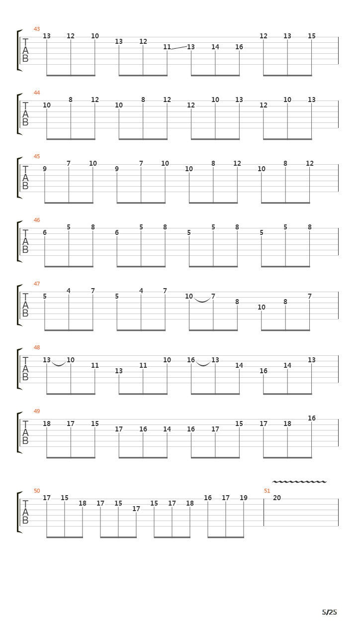 Trilogy Suite - Opus 5吉他谱