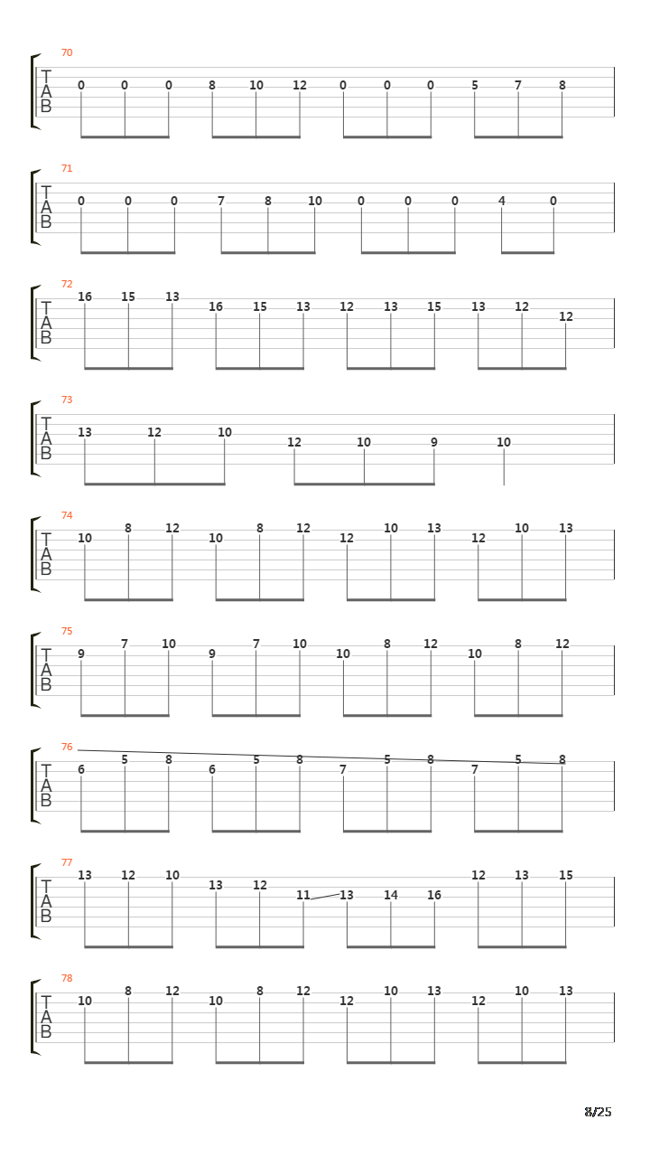 Trilogy Suite - Opus 5吉他谱