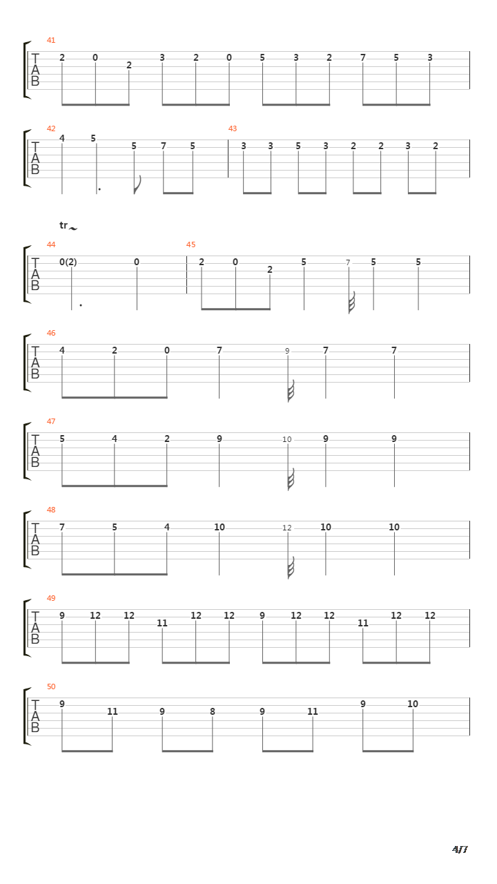 Vivaldi Guitar吉他谱