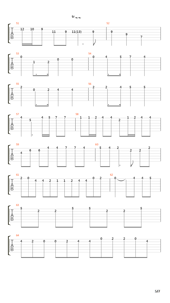 Vivaldi Guitar吉他谱