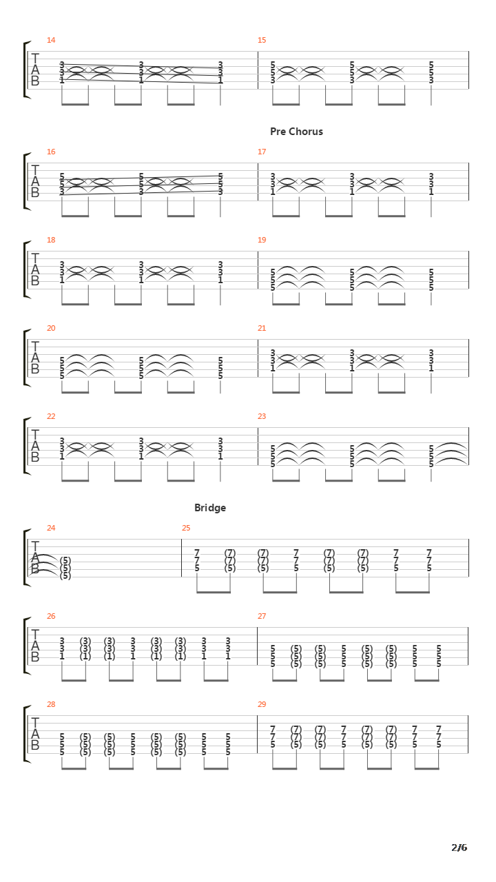 A Modern Myth吉他谱