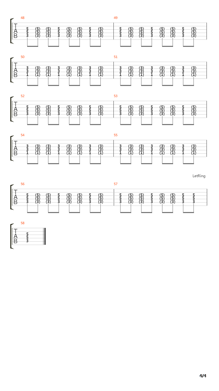 A Modern Myth吉他谱