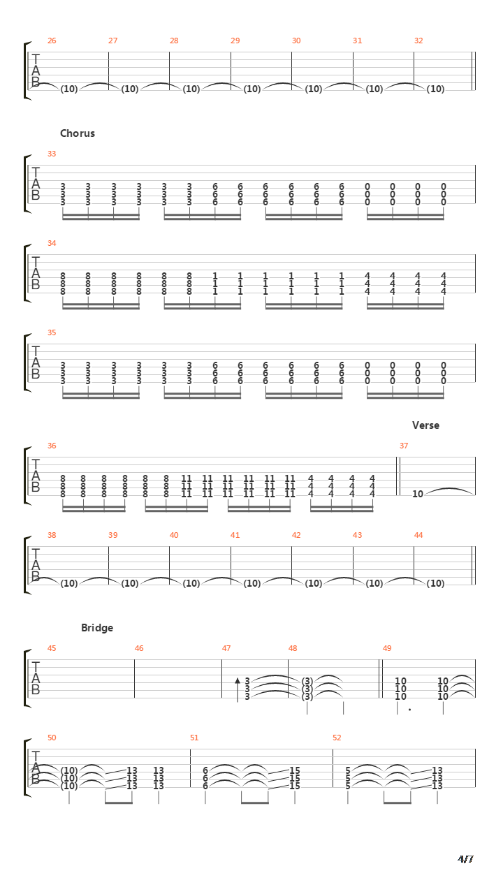 End Of The Beginning吉他谱