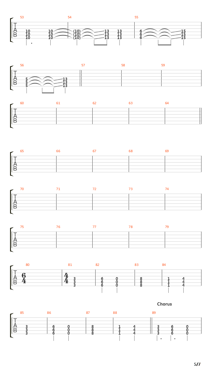 End Of The Beginning吉他谱