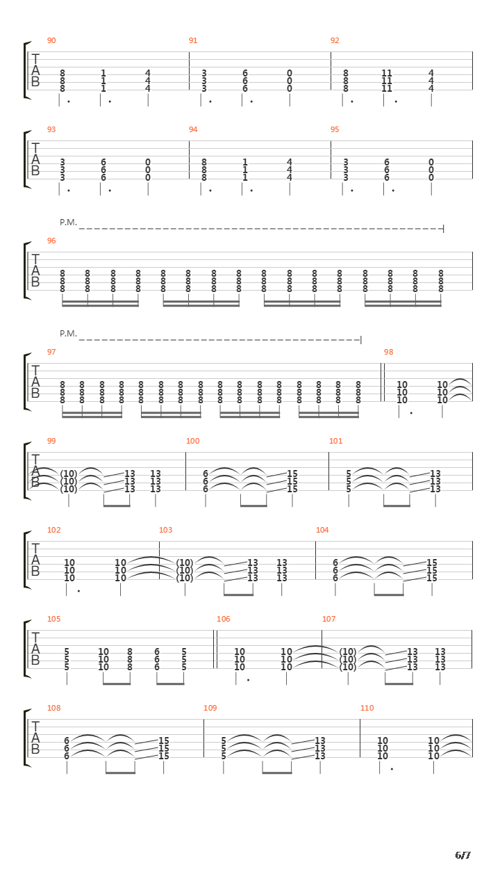 End Of The Beginning吉他谱