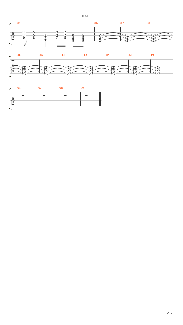 Mission吉他谱