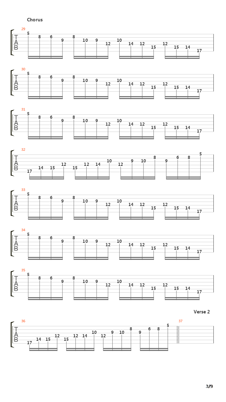 The Race吉他谱