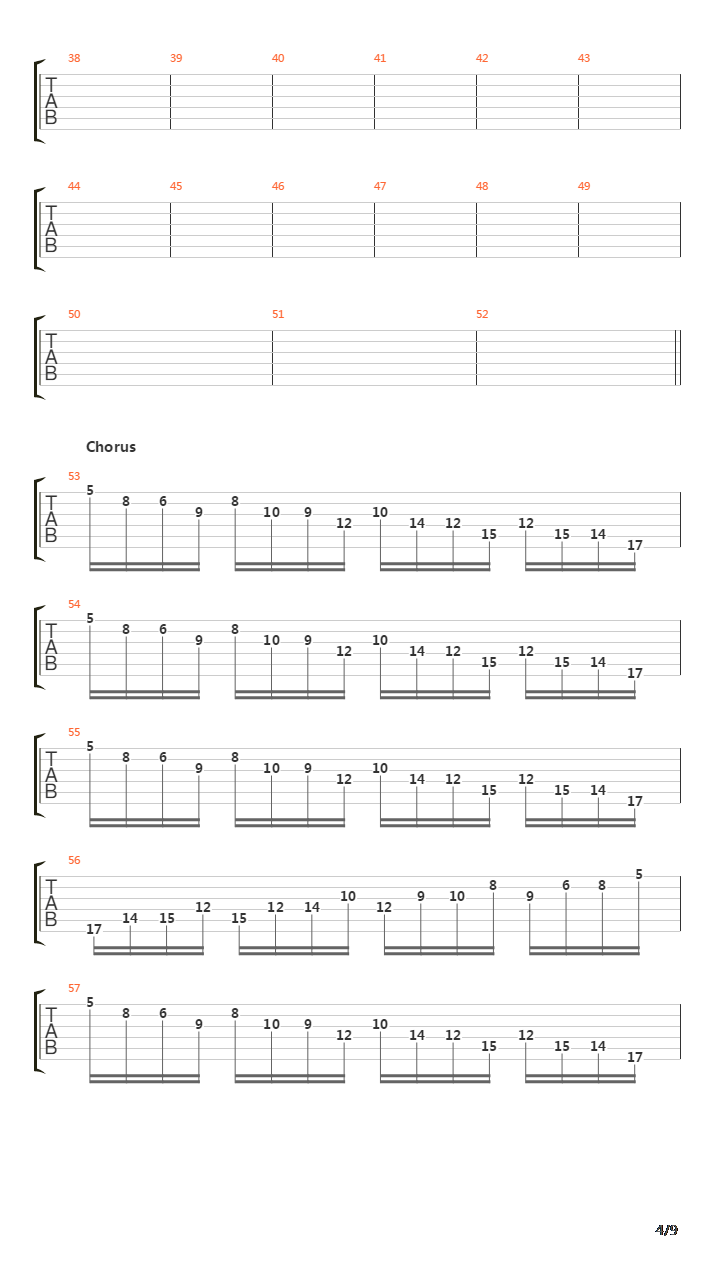 The Race吉他谱