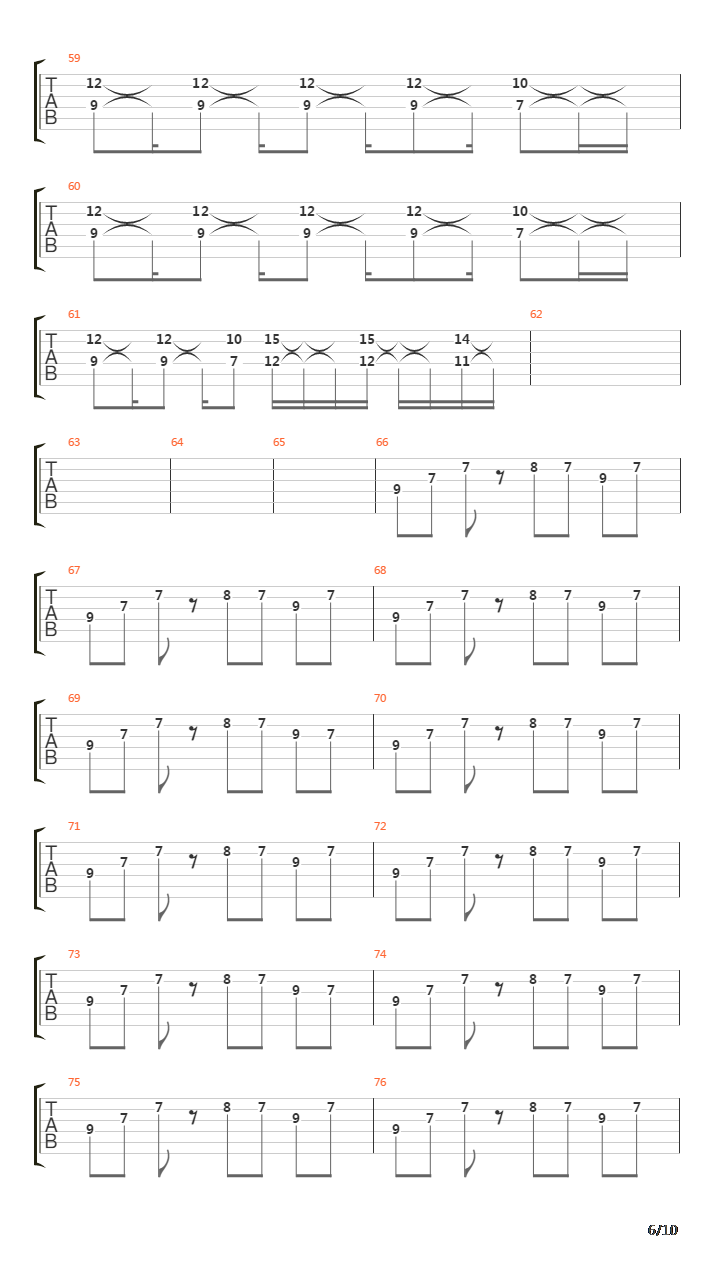 Up In The Air吉他谱