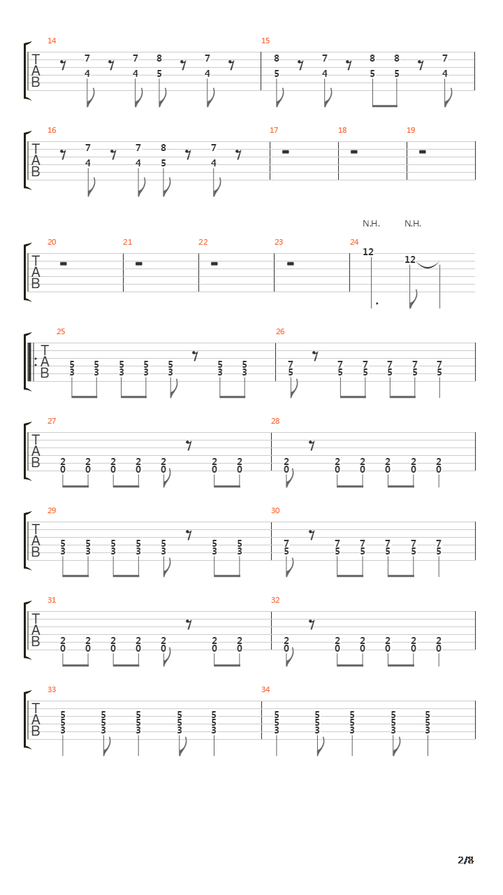 轻音少女(K-ON)剧场版ED - Singing!吉他谱