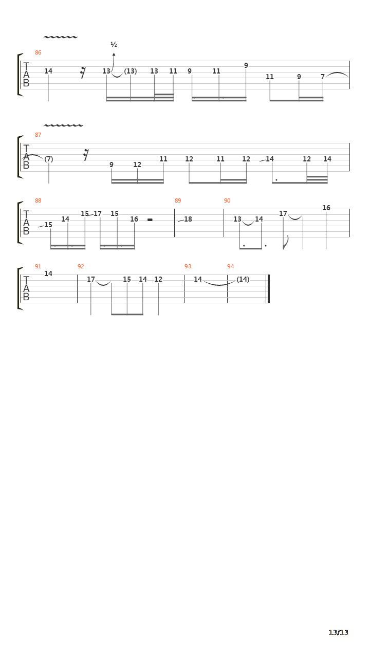 Words(a2c)吉他谱