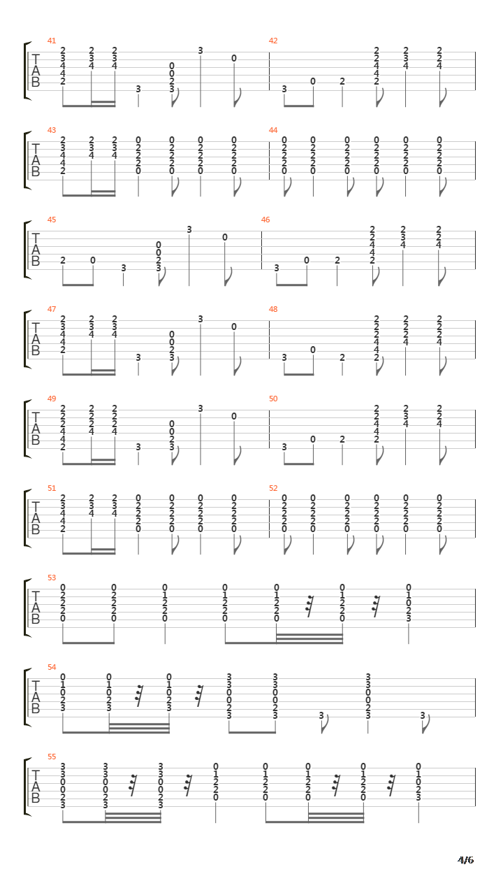 Birch White Part 1吉他谱