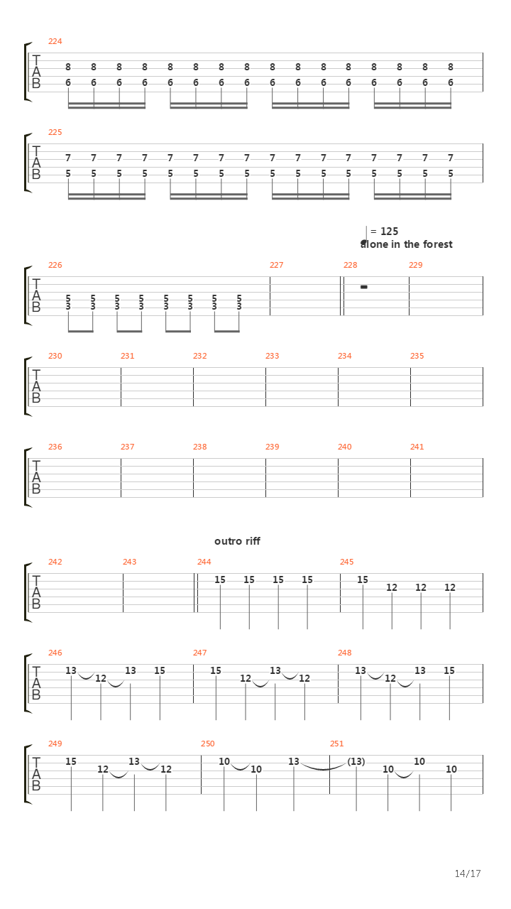 Limbs吉他谱