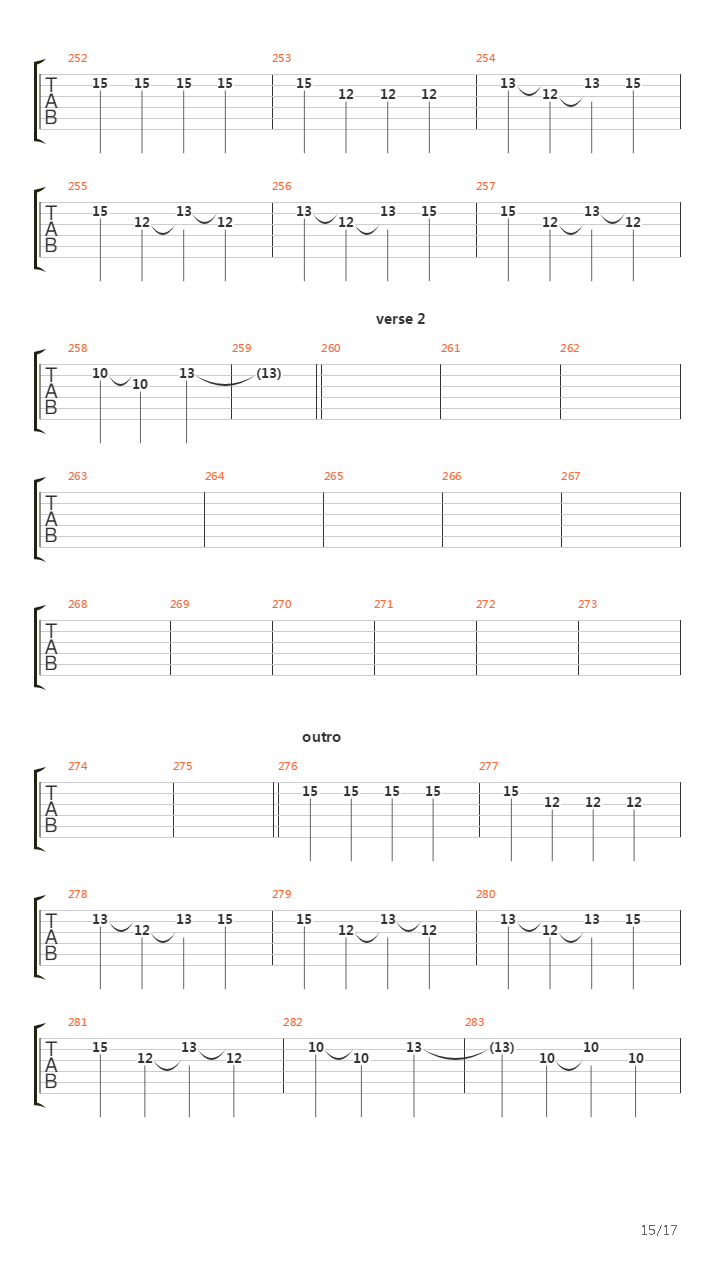 Limbs吉他谱