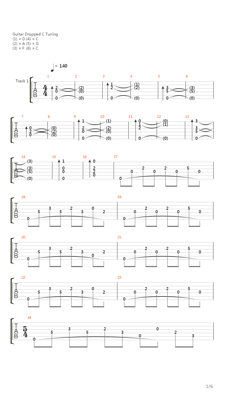 Serpens Cauda吉他谱