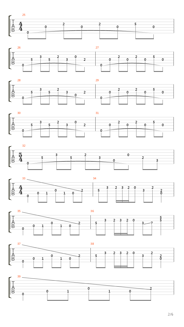 Serpens Cauda吉他谱