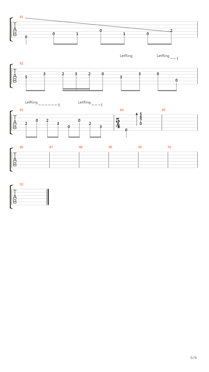 Serpens Cauda吉他谱