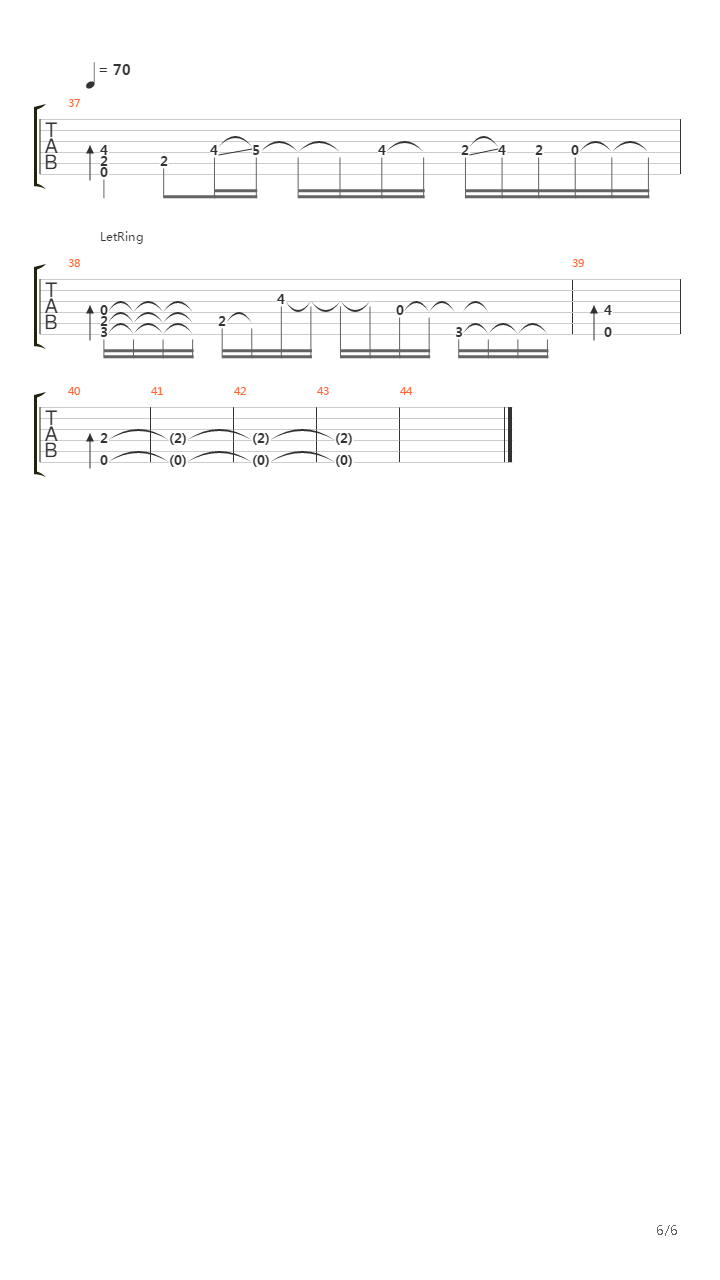 The Isle Of Summer吉他谱