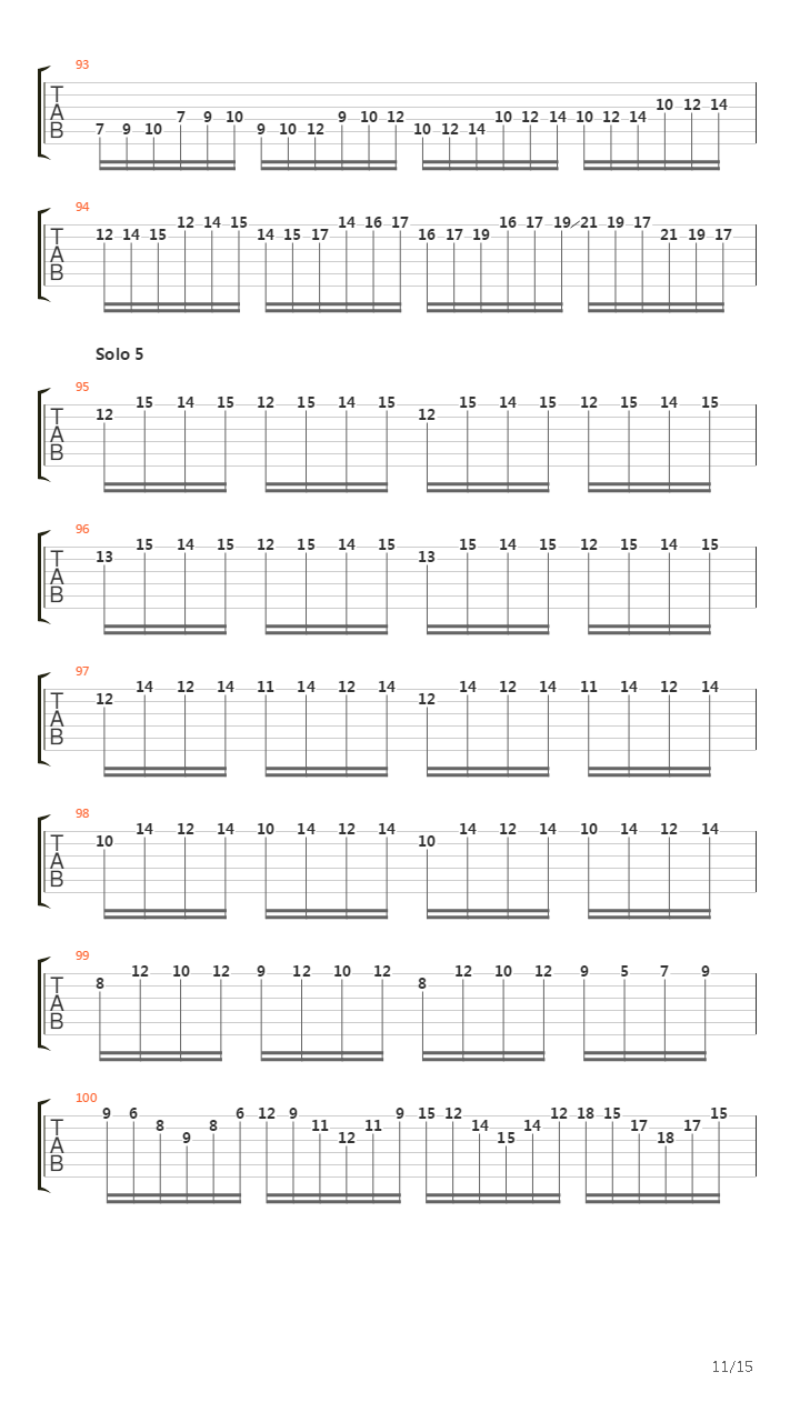 Opus 1吉他谱